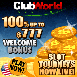Club World Casinos Slot Machine Bonuses