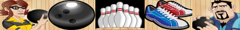Bowled Over Slot Machine Logo