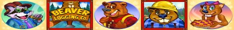 Builder Beaver Slot Machine Logo