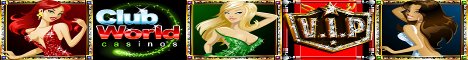 Club World Casinos Slot Machine Logo