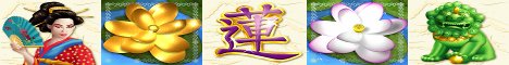 Golden Lotus Slot Machine Logo