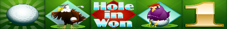 Hole in Won Slot Machine Logo